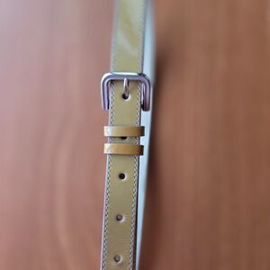Cole Haan Vintage Leather Belt Size M | Slim Dress Belt | Made in India